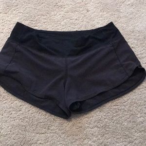 Lululemon black athletic shorts